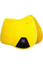 2022 Woof Wear Womens Performance Riding Shirt & Full Size GP Saddle Cloth Bundle - Sunshine Yellow